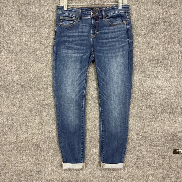 Judy Blue Jeans Womens 9 29 Blue Skinny Fit Medium Wash Mid Rise Stretch Denim - Picture 3 of 14